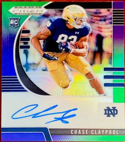 Chase Claypool [Autograph Purple Green Prizm] #124