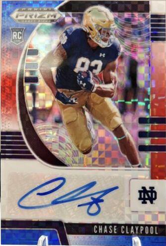 Chase Claypool [Autograph Red White Blue Prizm] #124