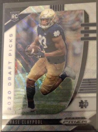 Chase Claypool [Blue Wave Prizm] #124