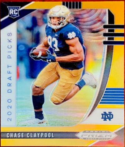 Chase Claypool [Gold Prizm] #124