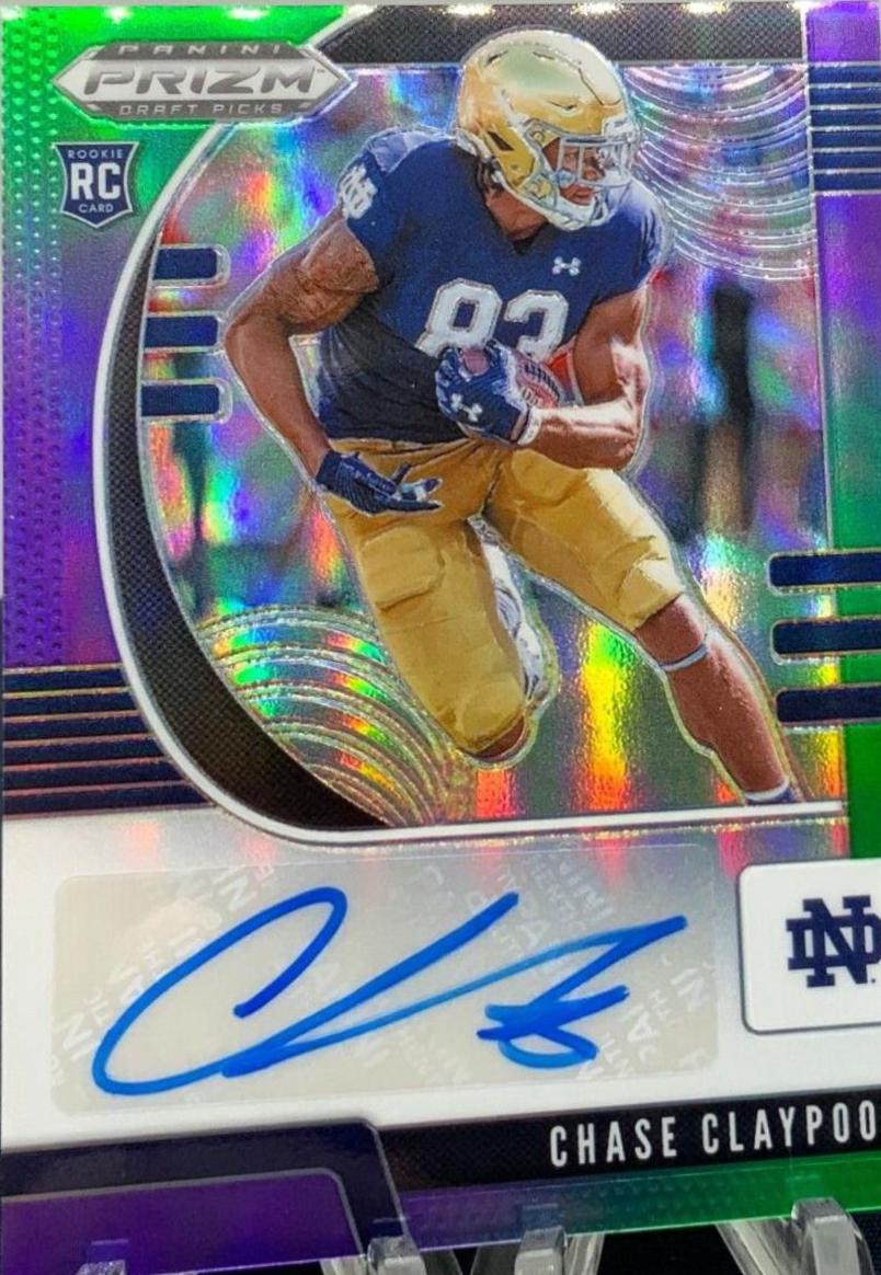 Chase Claypool [Purple, Green Prizm] #124