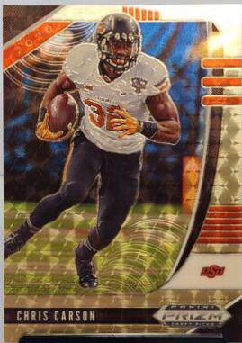 Chris Carson [Gold Vinyl Prizm] #14