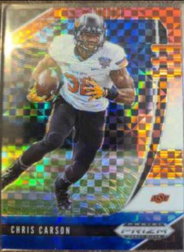 Chris Carson [Red, White, Blue Prizm] #14