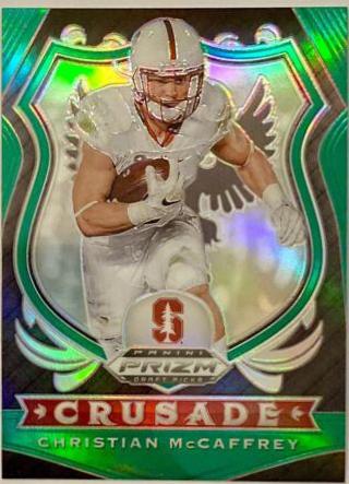 Christian McCaffrey [Green Prizm] #25