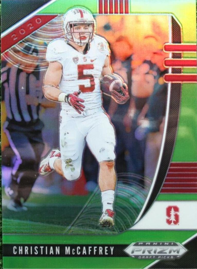 Christian McCaffrey [Neon Green Prizm] #17