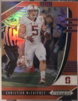 Christian McCaffrey [Orange Prizm] #17