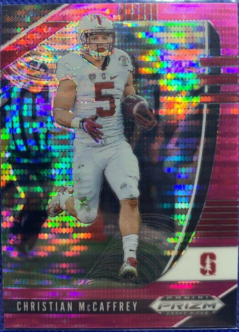 Christian McCaffrey [Pink Pulsar Prizm] #17