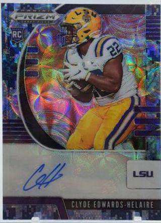 Clyde Edwards Helaire [Autograph Camo Prizm] #146