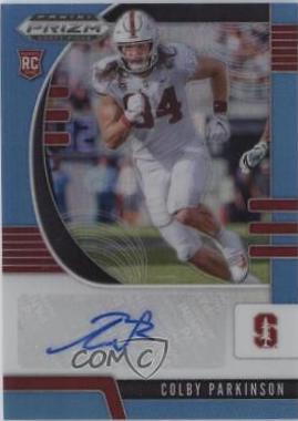 Colby Parkinson [Autograph Carolina Blue Prizm] #135