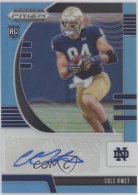 Cole Kmet [Autograph Carolina Blue Prizm] #278