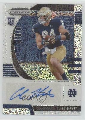 Cole Kmet [Autograph White Sparkle Prizm] #278