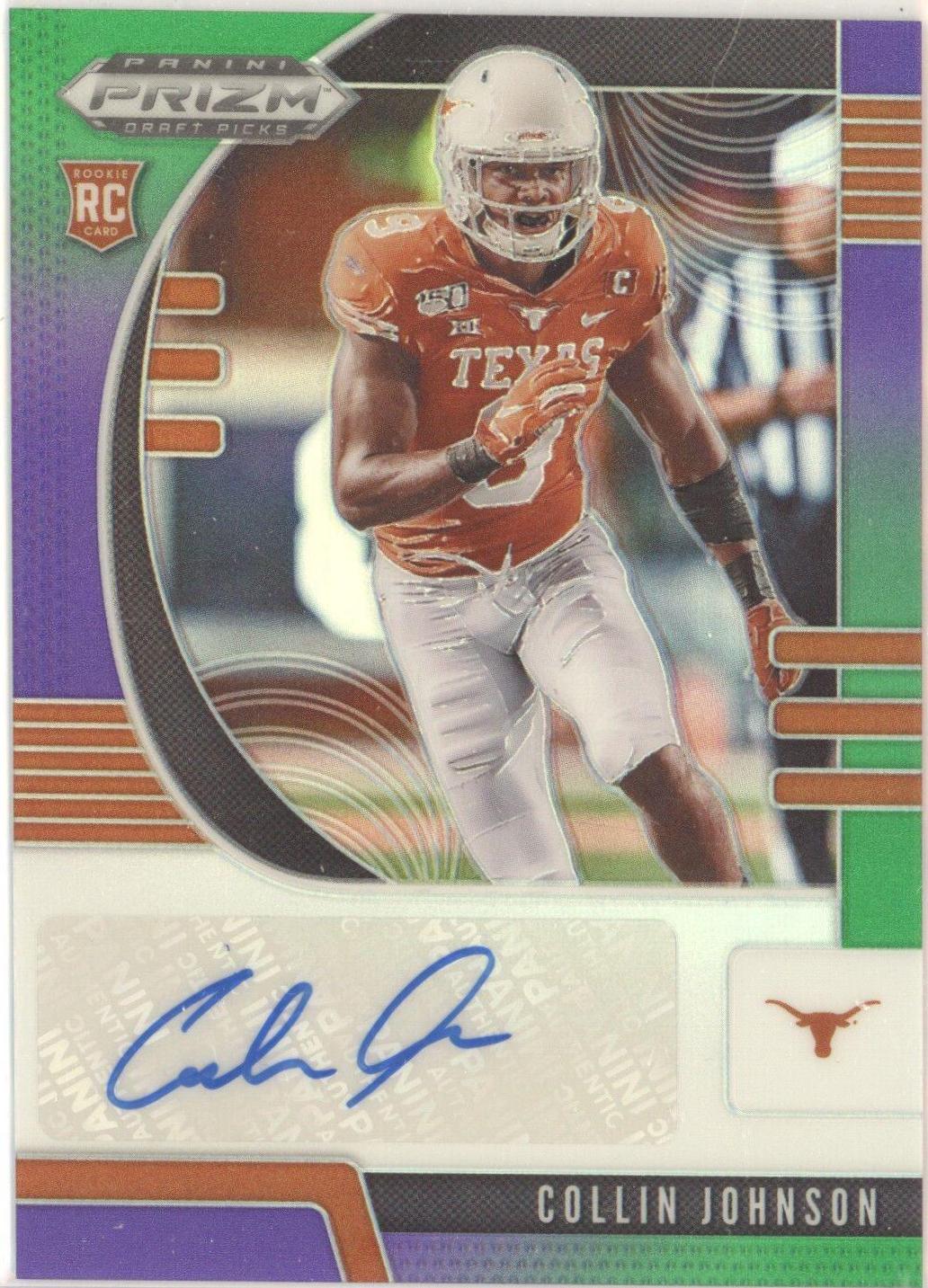 Collin Johnson [Autograph Purple Green Prizm] #112