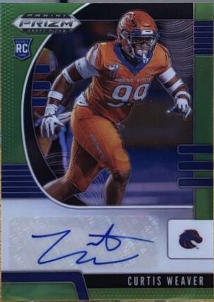 Curtis Weaver [Autograph Neon Green Prizm] #166