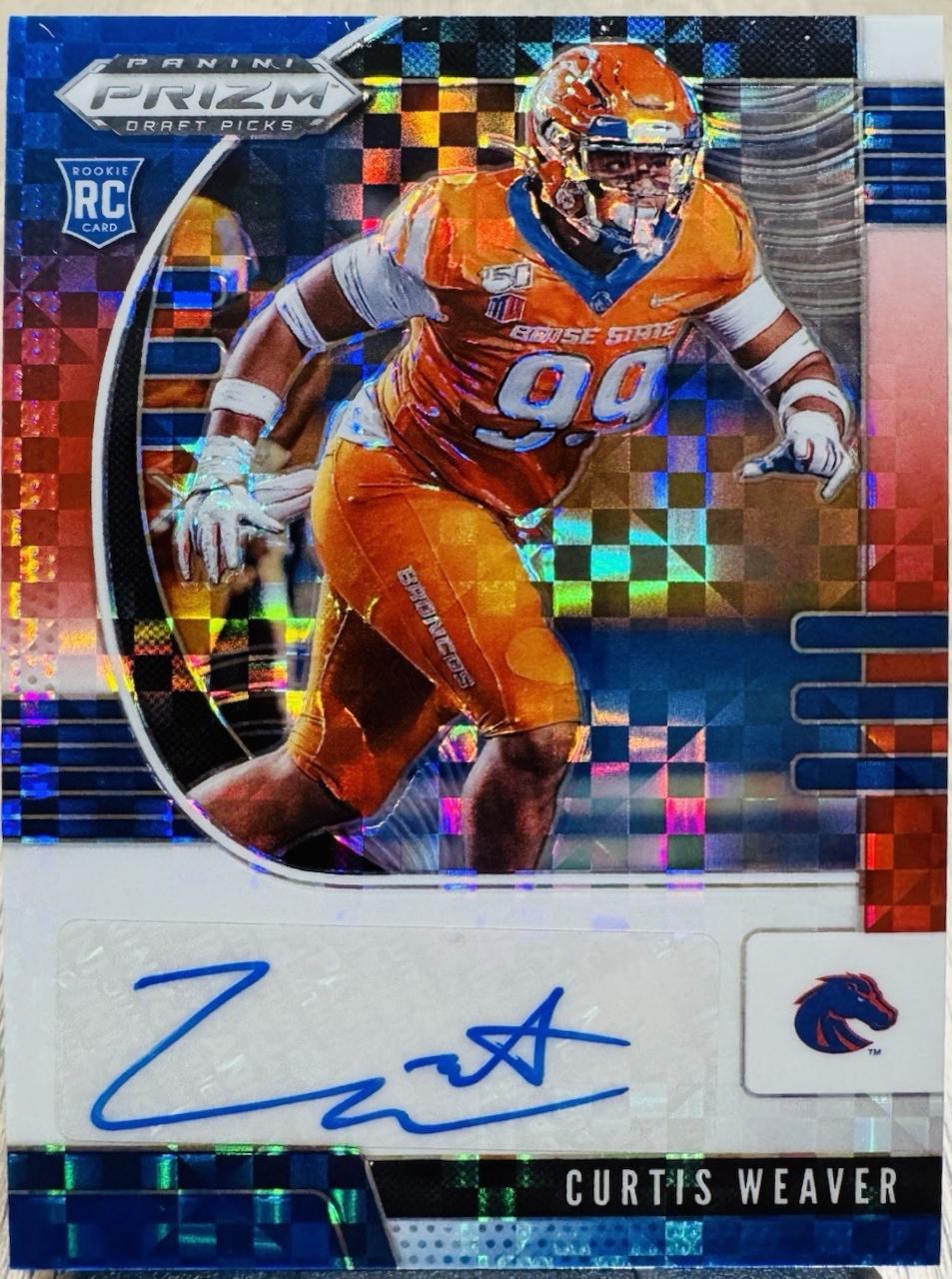 Curtis Weaver [Autograph Red White Blue Prizm] #166