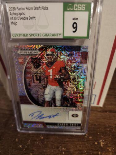 D'Andre Swift [Autograph Mojo Prizm] #120
