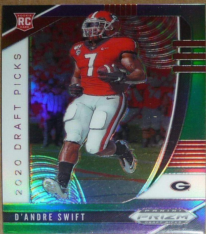 D'Andre Swift [Purple, Green Prizm] #120