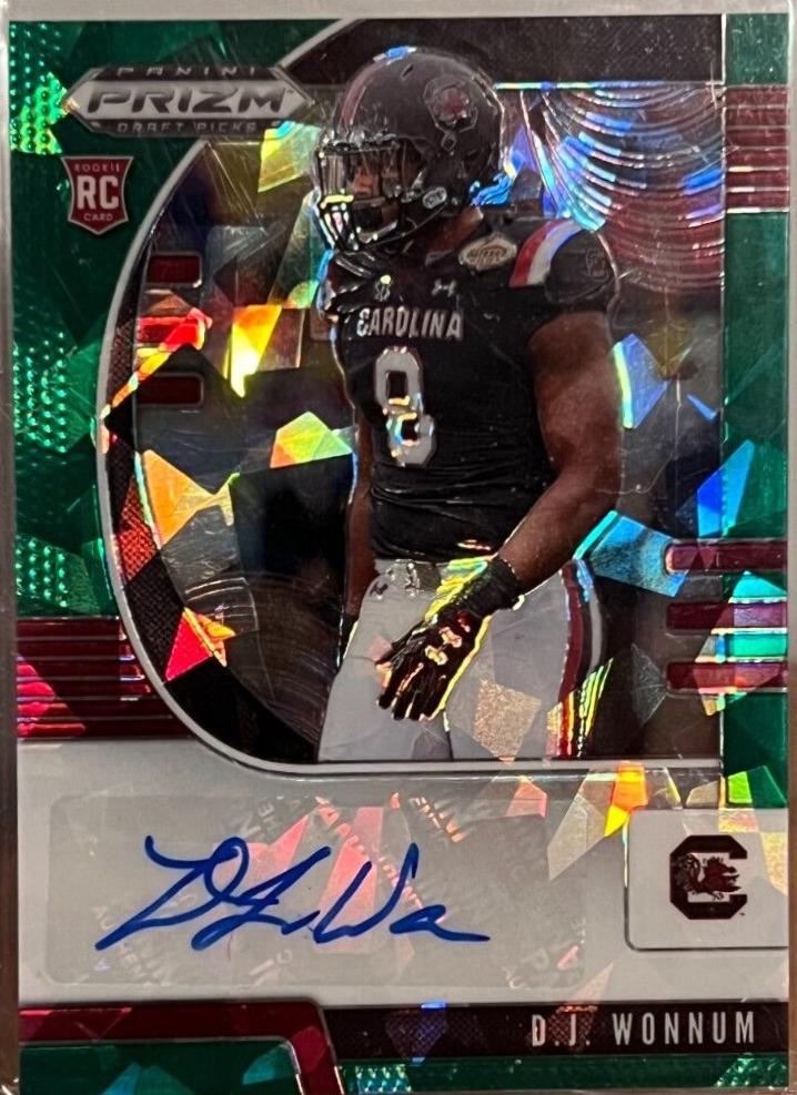 D.J. Wonnum [Autograph Green Ice Prizm] #242