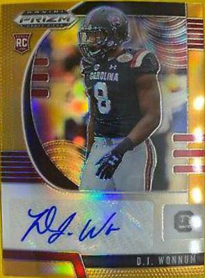 D.J. Wonnum [Autograph Orange Prizm] #242