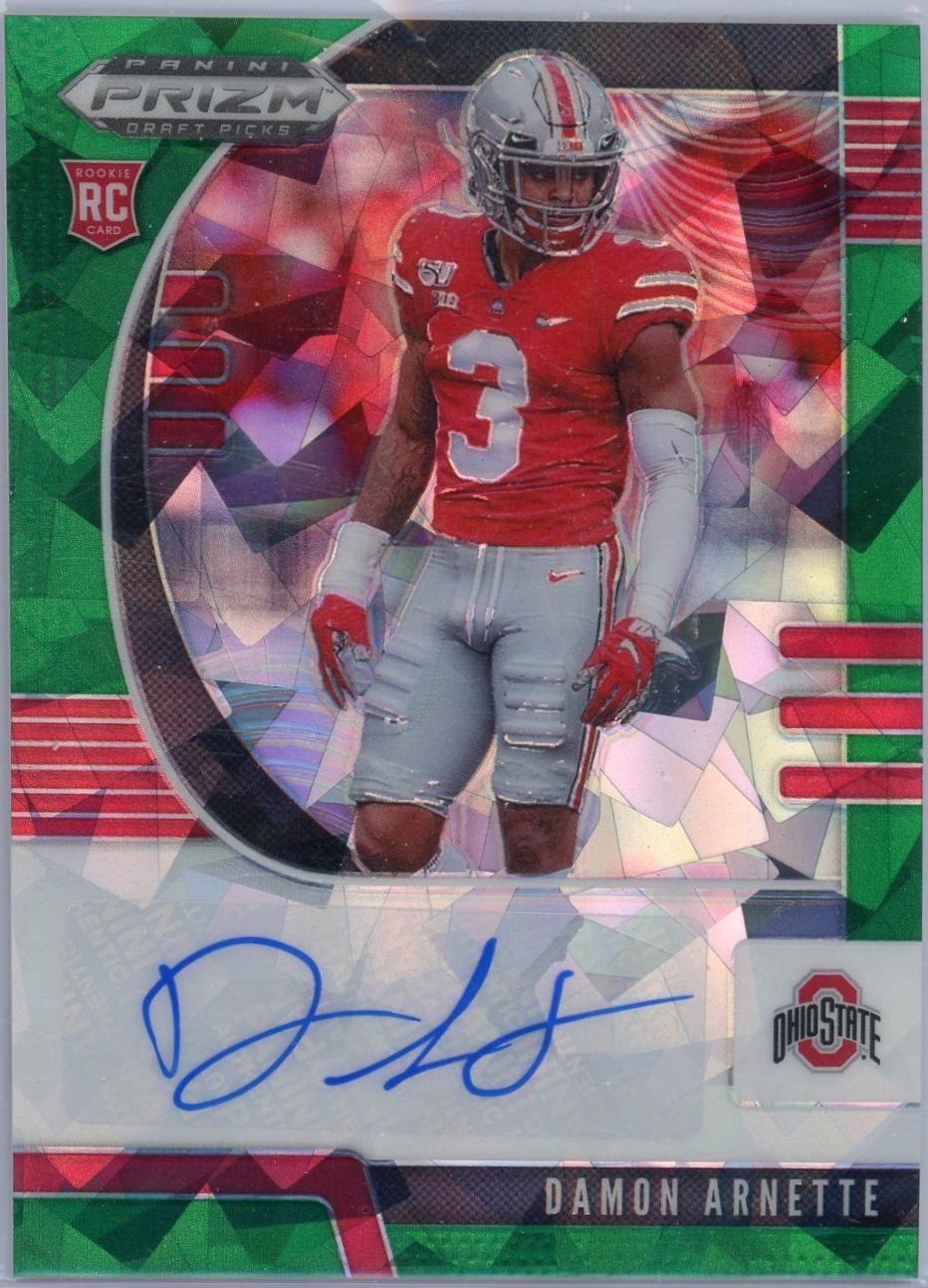 Damon Arnette [Autograph Green Ice Prizm] #194