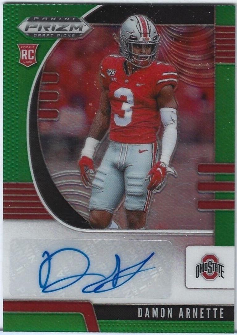 Damon Arnette [Autograph Neon Green Prizm] #194