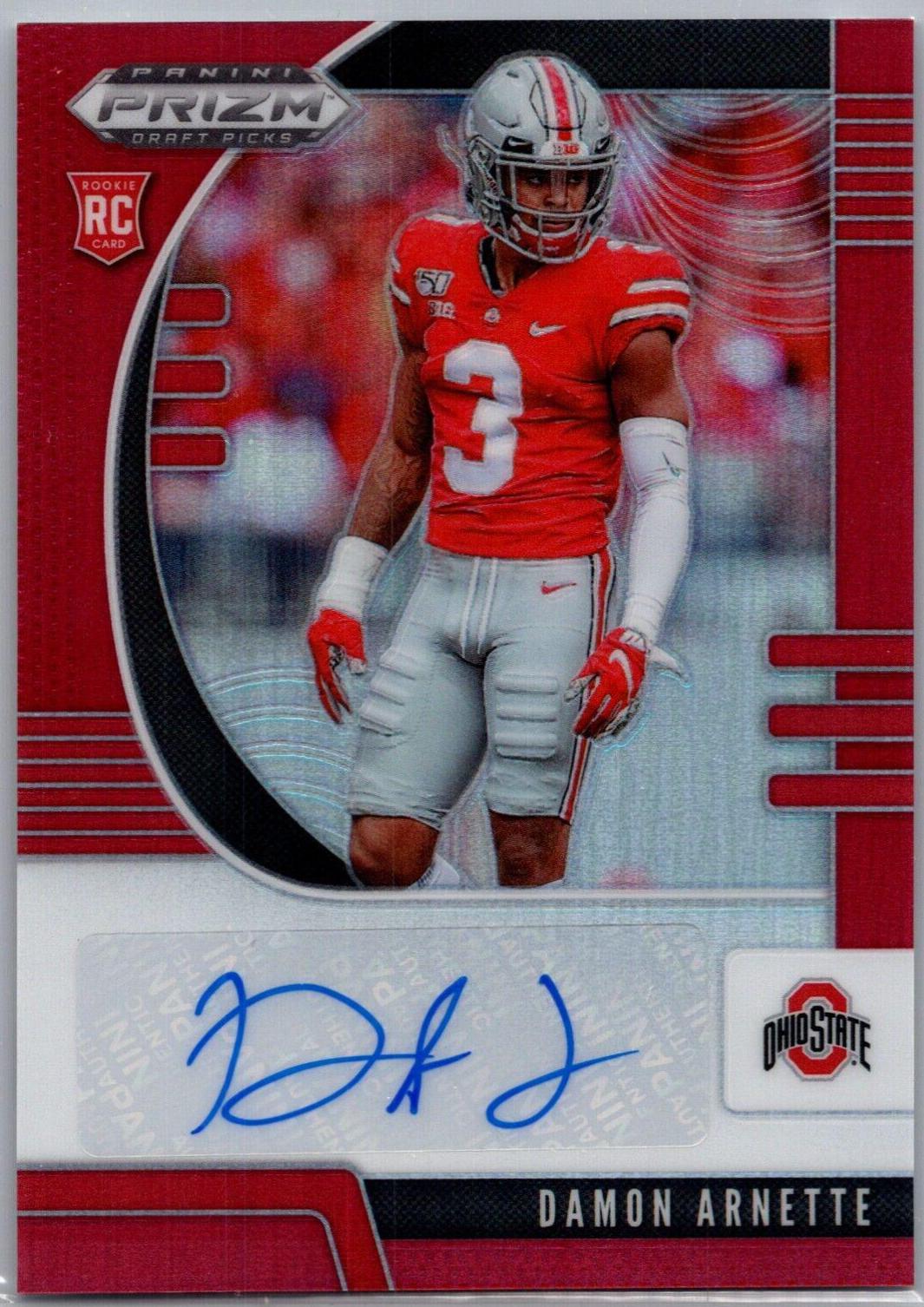 Damon Arnette [Autograph Red Prizm] #194