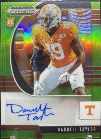 Darrell Taylor [Autograph Neon Green Prizm] #298