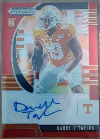 Darrell Taylor [Autograph Red Prizm] #298
