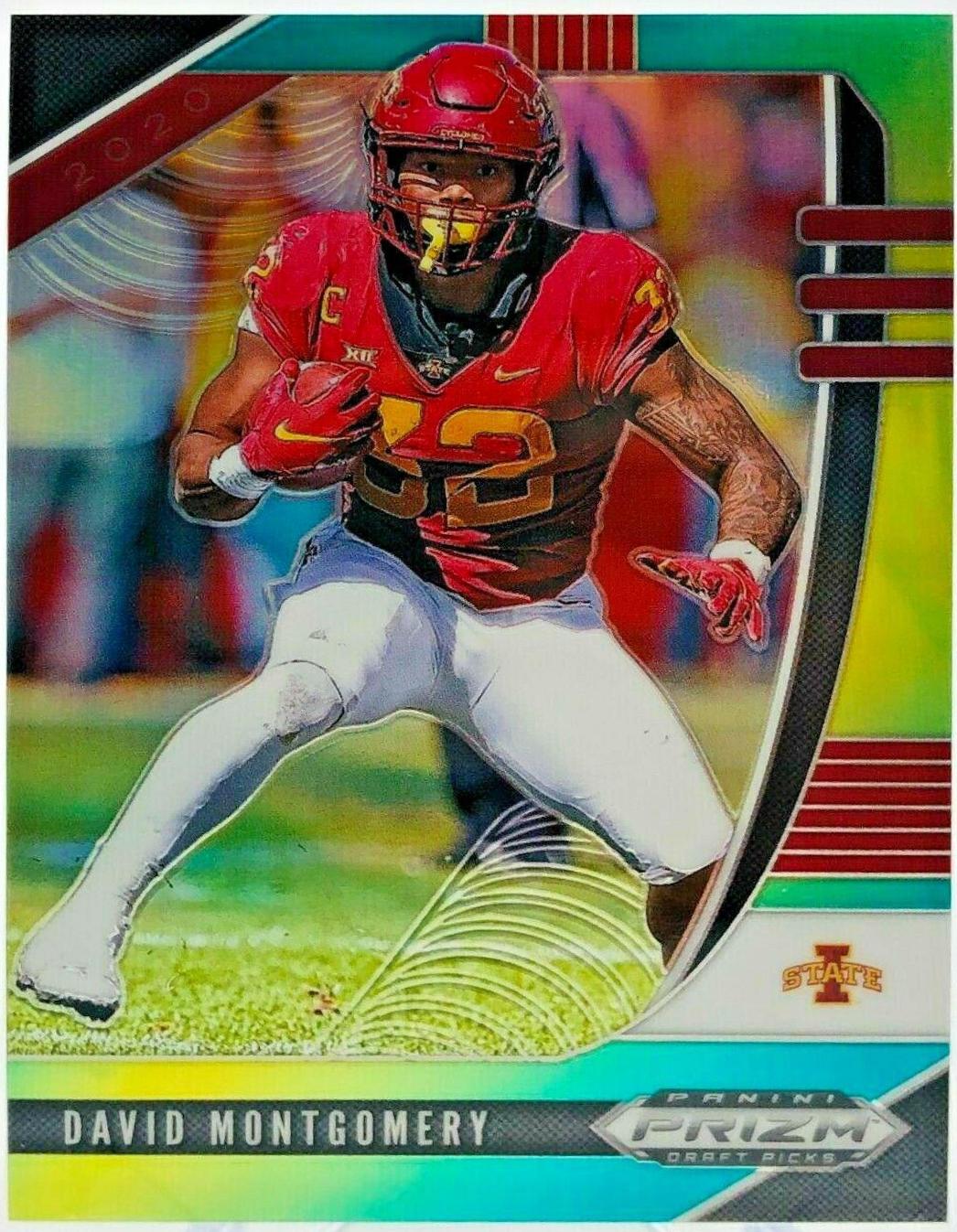 David Montgomery [Green, Yellow Prizm] #27