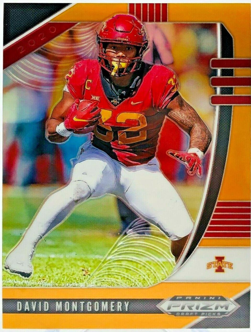 David Montgomery [Neon Orange Prizm] #27