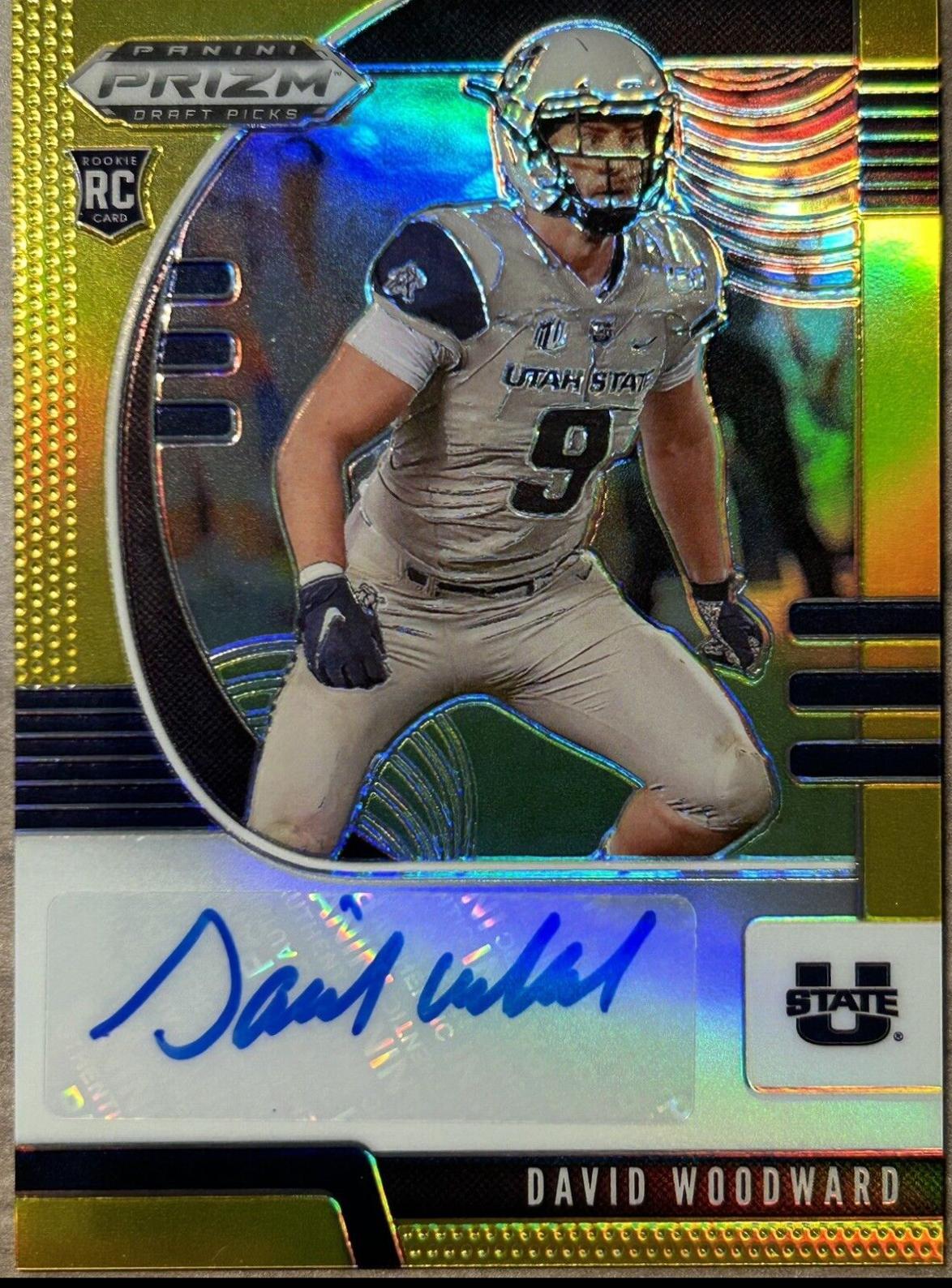 David Woodward [Autograph Gold Prizm] #179