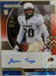 Davion Taylor [Autograph Red White Blue Prizm] #156