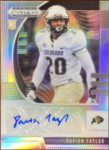 Davion Taylor [Autograph Snakeskin Prizm] #156