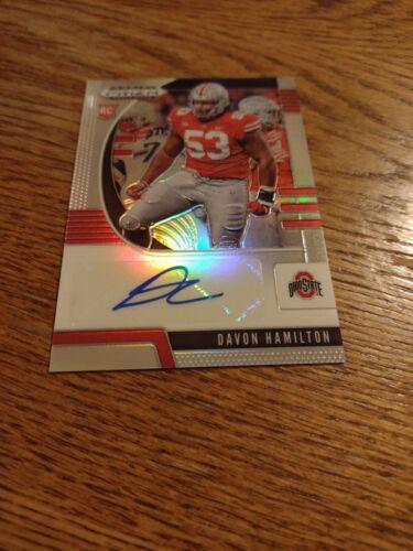 Davon Hamilton [Autograph Snakeskin Prizm] #189