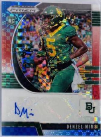 Denzel Mims [Autograph Snakeskin Prizm] #147