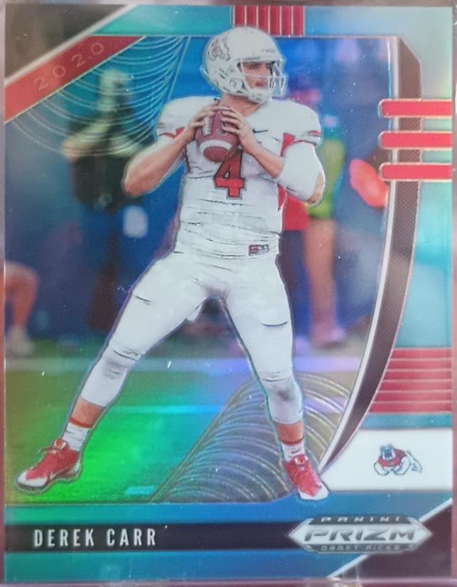 Derek Carr [Carolina Blue Prizm] #32