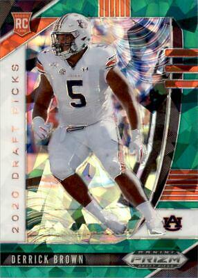 Derrick Brown [Green Ice Prizm] #155