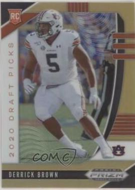 Derrick Brown [Neon Orange Prizm] #155
