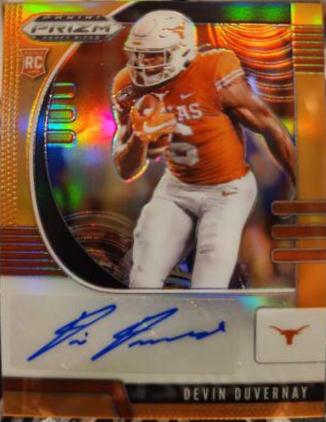 Devin Duvernay [Autograph Orange Prizm] #276