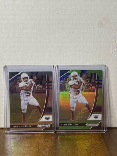 Devin Singletary [Neon Green Prizm] #36