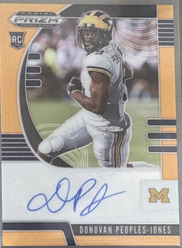 Donovan Peoples Jones [Autograph Orange Prizm] #136