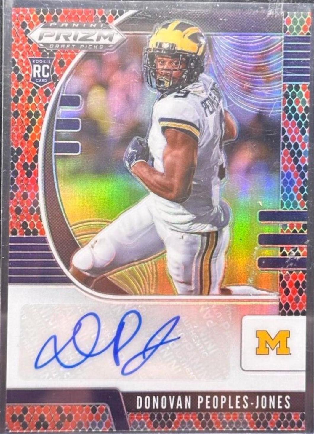 Donovan Peoples Jones [Autograph Snakeskin Prizm] #136