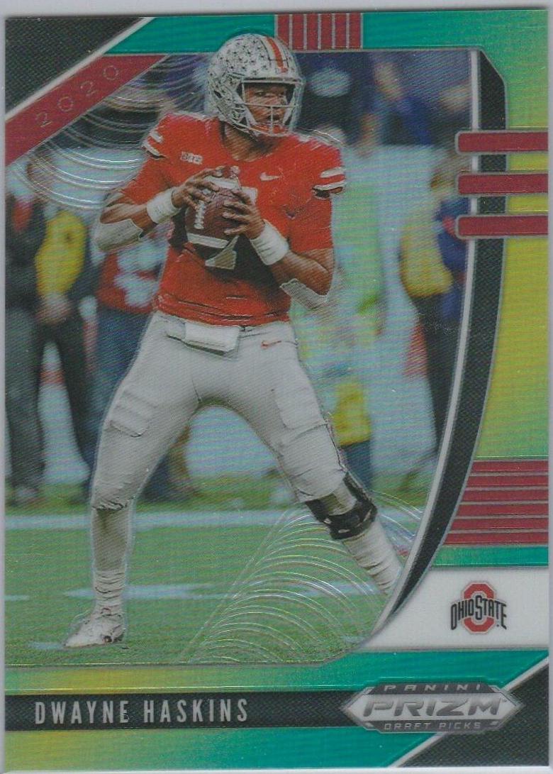 Dwayne Haskins [Green, Yellow Prizm] #42