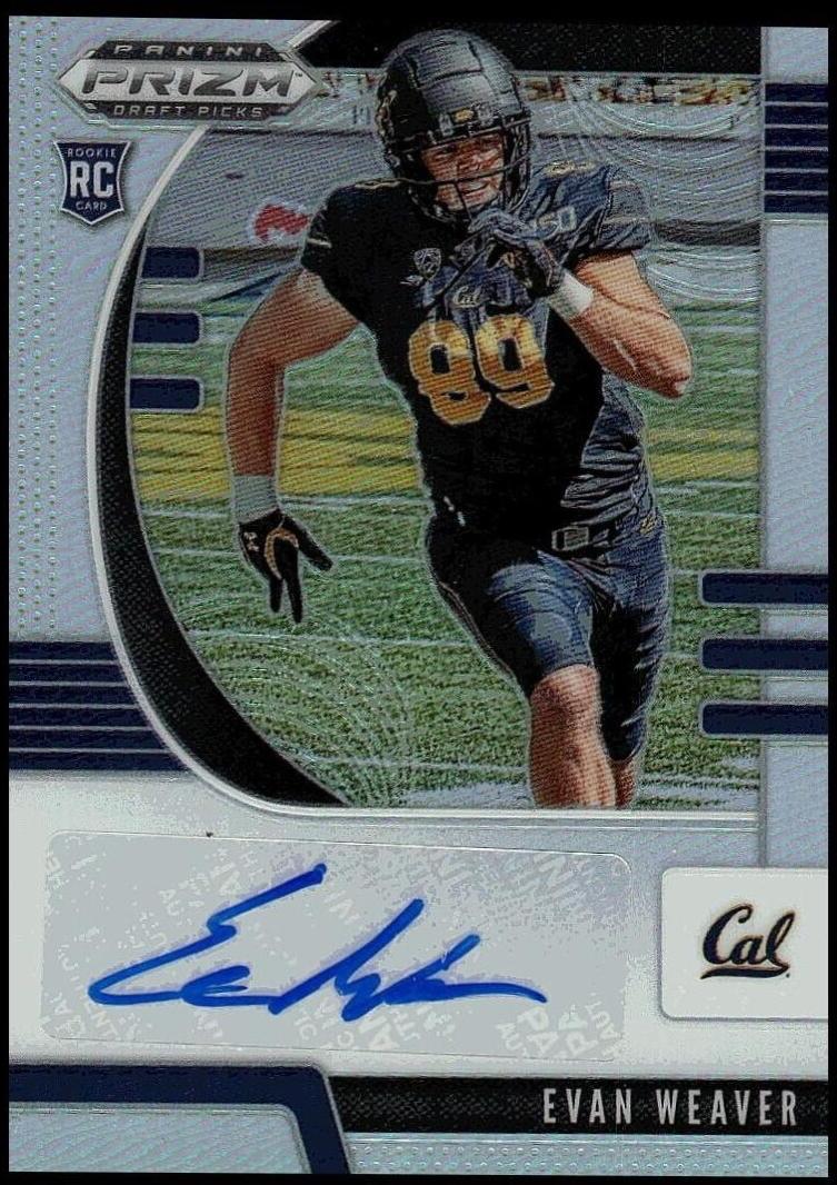 Evan Weaver [Autograph Snakeskin Prizm] #198