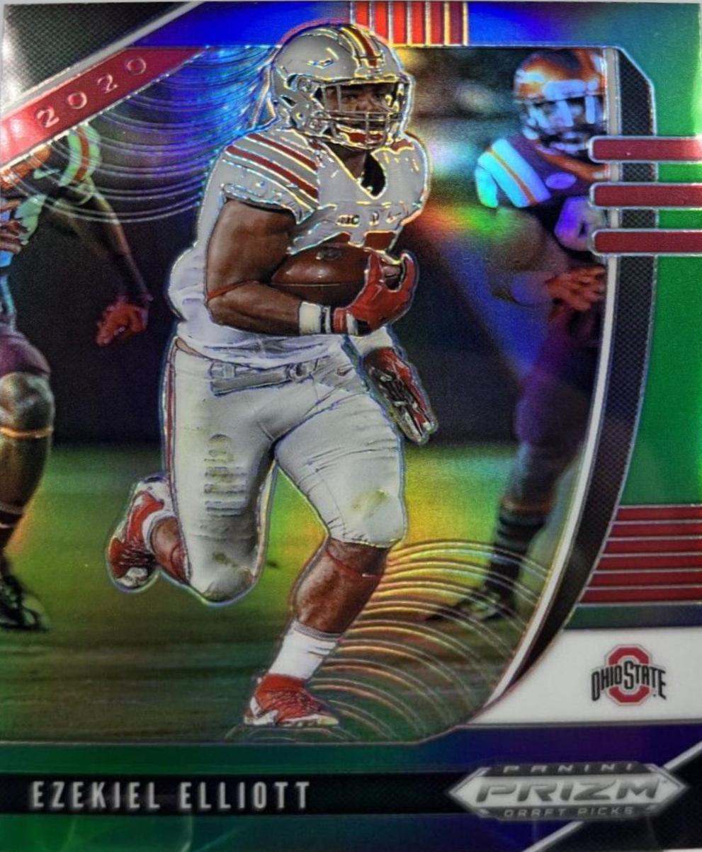 Ezekiel Elliott [Purple, Green Prizm] #44
