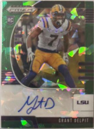 Grant Delpit [Autograph Green Ice Prizm] #153