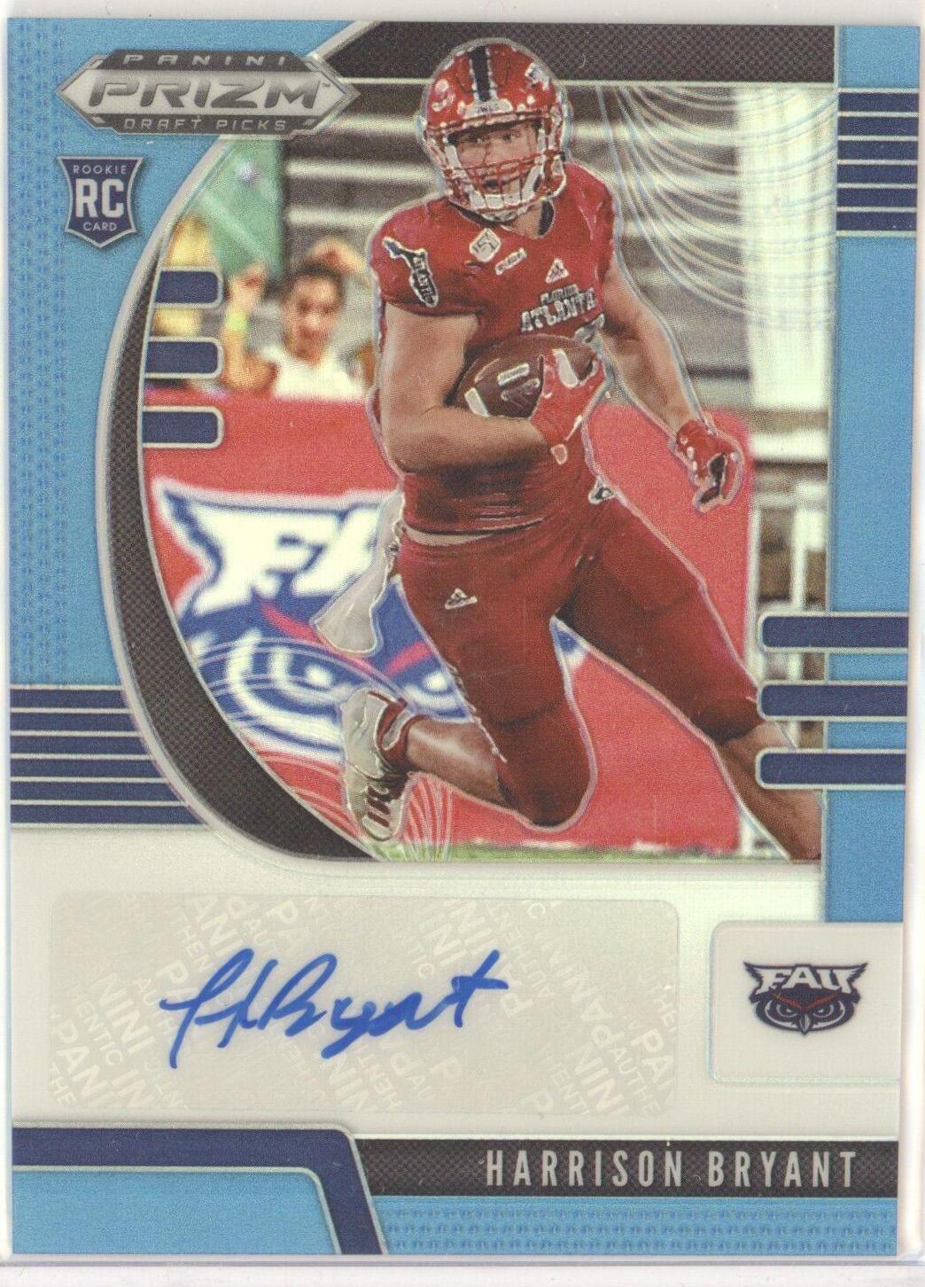 Harrison Bryant [Autograph Carolina Blue Prizm] #176