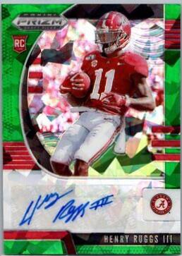 Henry Ruggs III [Autograph Green Ice Prizm] #109