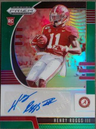 Henry Ruggs III [Autograph Green Prizm] #109