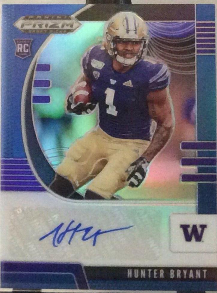 Hunter Bryant [Autograph Blue Prizm] #285