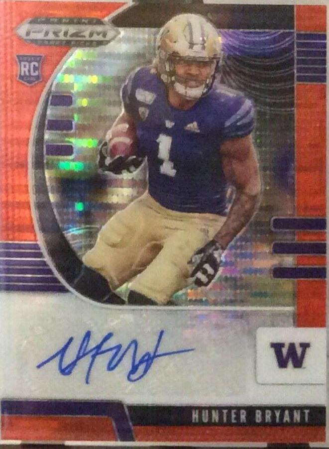 Hunter Bryant [Autograph Orange Pulsar Prizm] #285